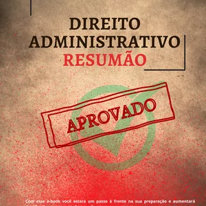 Imagem de capa para o Ebook DIREITO ADMINISTRATIVO RESUMÃO