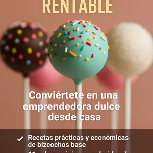 Imagen de portada para Ebook PASTEL CAKE POP RENTABLE