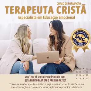 Imagem de capa para o Curso online Curso de Terapeuta Cristã: Educação Emocional com Deus no Centro