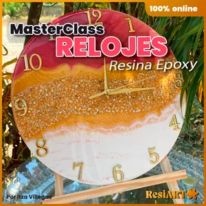 Imagen de portada para Curso online MasterClass Relojes con Resina Epoxy