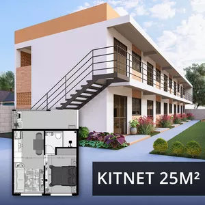 Imagem de capa para o Curso online Projeto de Kitnet 5x5 m (25m²)