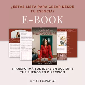 Imagen de portada para Ebook De Soñadora a Empresaria – Guía emocional y práctica para mujeres que quieren emprender desde su esencia