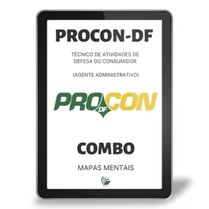 Imagem de capa para o Curso online COMBO PROCON-DF: Técnico - Agente Administrativo 