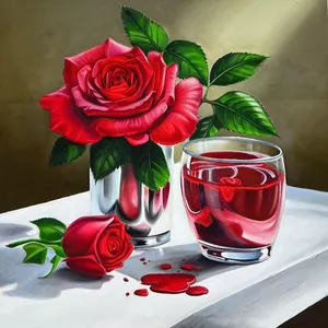 Imagem do curso Rosa e Vela vermelha 