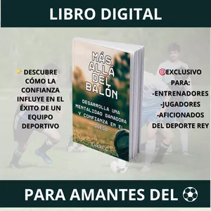 Imagen de portada para Ebook Más Allá Del Balón - Mentalidad Ganadora en el Fútbol - Aumenta tu confianza y Capacidades al Máximo