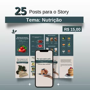Imagem de capa para o Ebook Story de Nutrição
