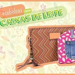 EcoBolsas com Caixas de Leite>