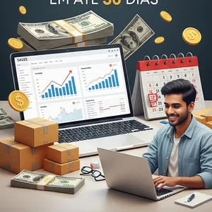 Imagem de capa para o Ebook O Guia Completo para Ganhar Dinheiro com Dropshipping em Até 30 Dias