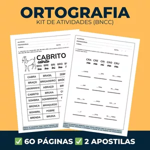 Imagem de capa para o Ebook ATIVIDADES DE ORTOGRAFIA (BNCC)