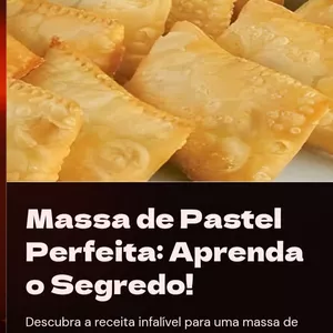 Imagem de capa para o Ebook Massa para pastel descubra o segredo 