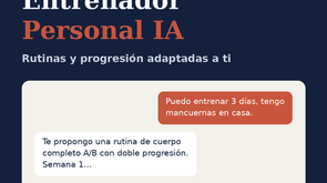 Entrenador de Gimnasio IA