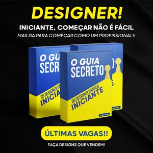 Imagem de capa para o Curso online Segredos do Design Gráfico - Do ZERO ao avançado