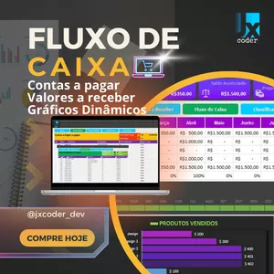 Imagem de capa para o Curso online Meu Fluxo de Caixa - Contas a Pagar e Receber