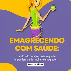 Imagem de capa para o Ebook Emagrecendo com Saúde