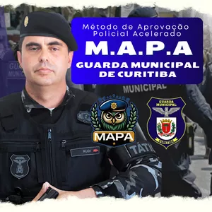 Imagem de capa para o Curso online MAPA GCM CURITIBA: Método de Aprovação Policial Acelerado na Guarda Municipal de Curitiba