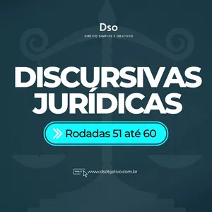 Imagem de capa para o Curso online Discursiva Jurídica DSO - Rodadas 51 a 60