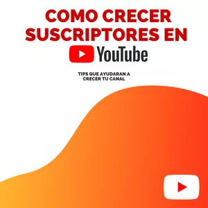 Imagen de portada para Ebook Como Crecer en Youtube
