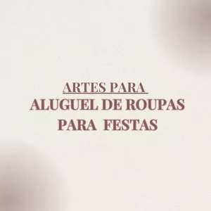 Imagem de capa para o Curso online ARTES PARA ALUGUEL DE ROUPAS PARA FESTAS