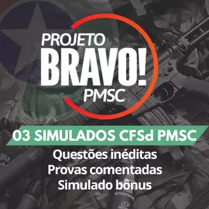Imagem de capa para o Curso online Simulados CFSd PMSC - Questões Inéditas
