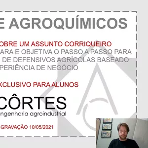 Imagem de capa para o Curso online Armazém de Agroquímicos para Fazenda