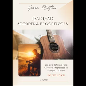 Imagem de capa para o Ebook Guia Prático DADGAD: Acordes e Progressões