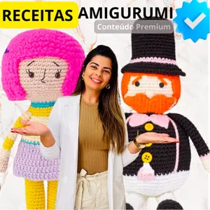 Imagem de capa para o Ebook Receitas de Amigurumi Passo a Passo - Mundo Bita, Safari, Heróis e Mais!