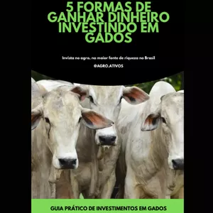 Imagem de capa para o Ebook 5 Formas de ganhar dinheiro investindo em gados