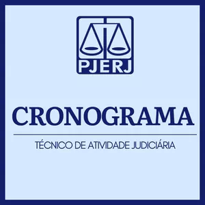Imagem de capa para o Ebook Cronograma TJRJ — Técnico de Atividade Judiciária - Sem Especialidade