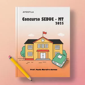 Imagem de capa para o Ebook Apostila Concurso SEDUC - MT, 2025