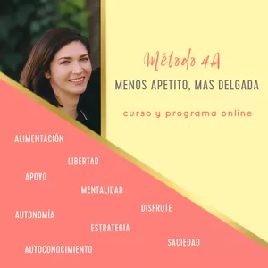 Imagen de portada para Curso online Método 4A: Menos Apetito, Más Delgada