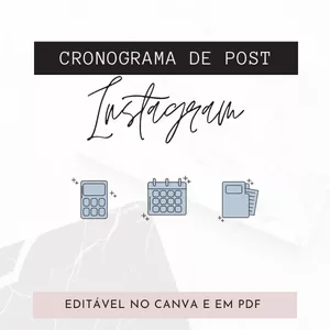 Imagem de capa para o Curso online Cronograma de postagens - designer de sobrancelha, lash designer, depiladora - 3 em 1