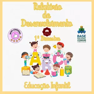 Imagem de capa para o Ebook RELATÓRIOS DE DESENVOLVIMENTO - EDUCAÇÃO INFANTIL - 1º BIMESTRE/TRIMESTRE 