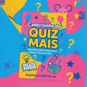 Imagem de capa para o Ebook Caderninho do Quiz Mais