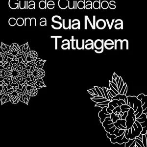 Imagem de capa para o Ebook Guia de Cuidados com a Sua Nova Tatuagem