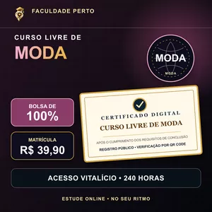Imagem do curso CURSO LIVRE DE MODA