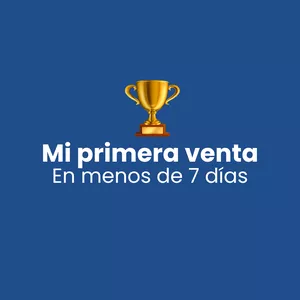Imagen de portada para Curso online Mi primera venta en menos de 7 días