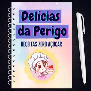 Imagem de capa para o Ebook Delícias da Perigo - Receitas Zero Açúcares