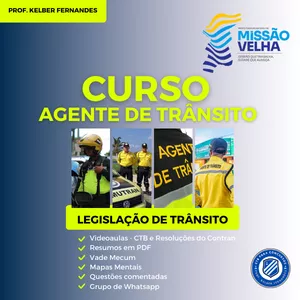 Imagem de capa para o Curso online Curso Agente de Trânsito Missão Velha