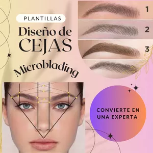Imagen de portada para Ebook Plantillas de Microblading