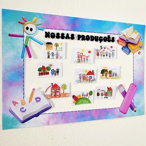 Imagem de capa para o Ebook Moldura Nossas Produções - Boneco Palito