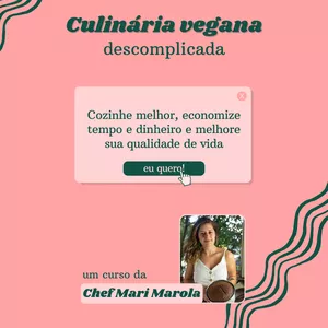 Imagem de capa para o Curso online Culinária vegana descomplicada