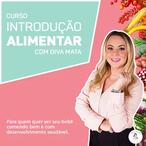 Imagem de capa para o Curso online Curso Bebê comendo bem - Introdução alimentar de forma segura e tranquila.