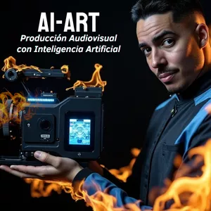 Imagen de portada para Curso online Generación de Contenido Audiovisual con IA