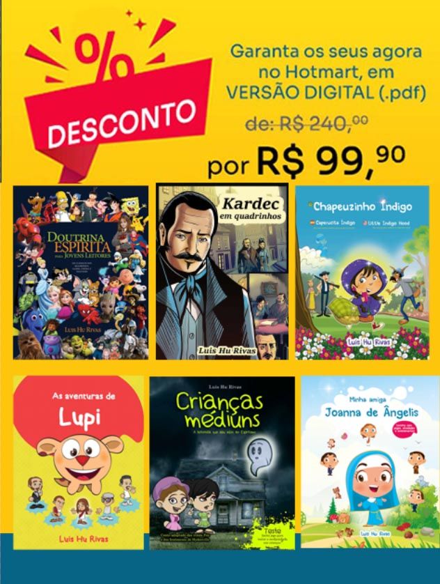 Imagem do curso Obras especiais espíritas (6 livros digitais)