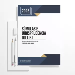 Imagem de capa para o Ebook Súmulas e Jurisprudências doTJRJ. 