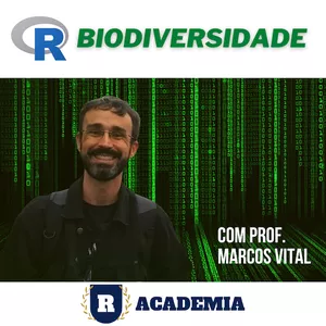 Imagem de capa para o Curso online R Biodiversidade | Prof. Marcos Vital