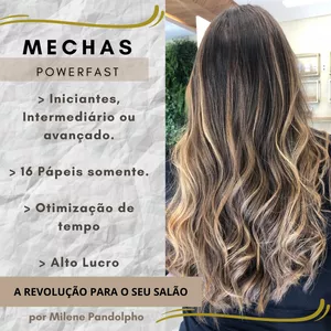 Imagem de capa para o Curso online Mechas PowerFast - 15 papeis 