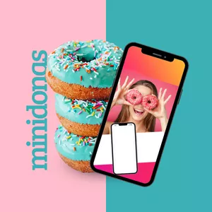 Imagen de portada para Ebook Plantillas Editables MiniDonas