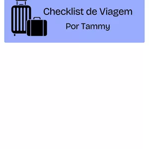 Imagem de capa para o Ebook Checklist de Viagem Internacional + Bagagem Completo (PDF)