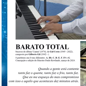 Imagem de capa para o Ebook PARTITURA de BARATO TOTAL